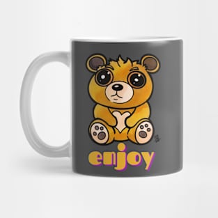 Kawaii Teddy Bear - Enjoy Mug